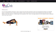 Tablet Screenshot of omcircleyoga.com